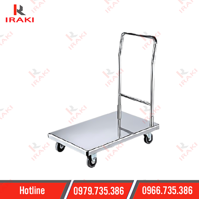 xe đẩy inox 1 tầng